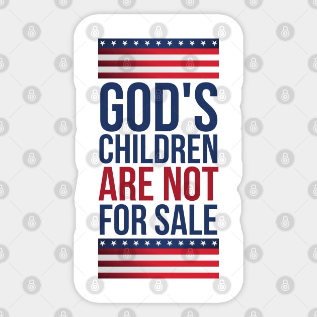 God's children are not for sale Sticker by StarMa